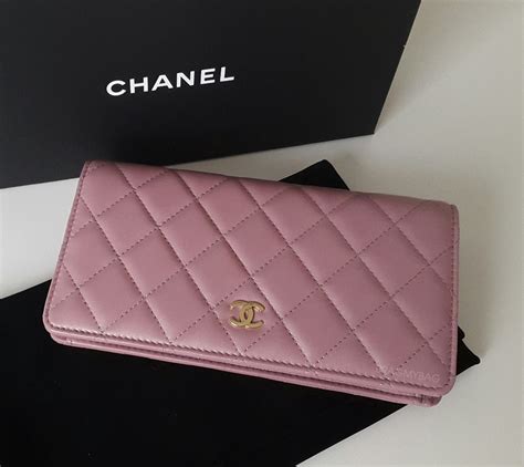 chanel rose gold wallet|Chanel wallet collection.